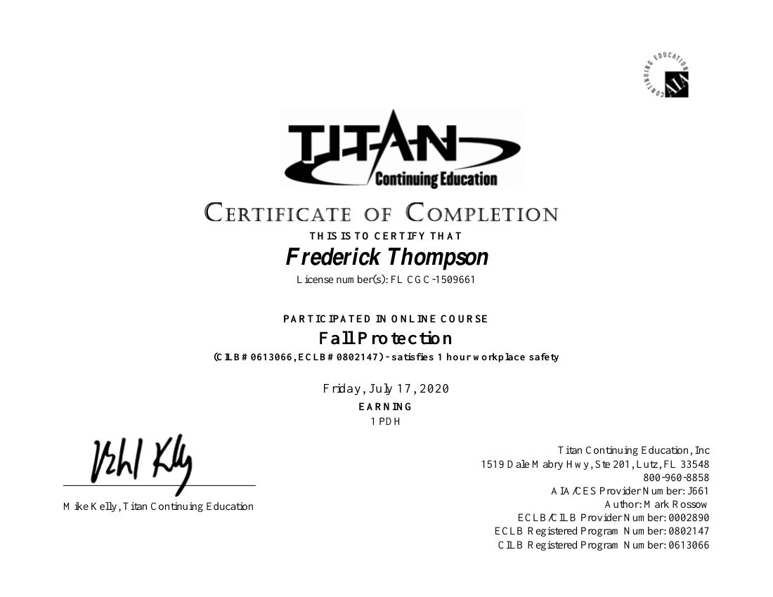 Fall Protection